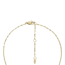 Load image into Gallery viewer, Locket Collection Gold-Tone Stainless Steel Chain Necklace
