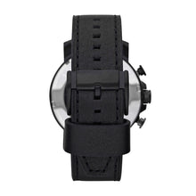 Load image into Gallery viewer, Nate Chronograph Black Leather Watch
