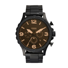 Load image into Gallery viewer, Nate Chronograph Black Stainless Steel Watch
