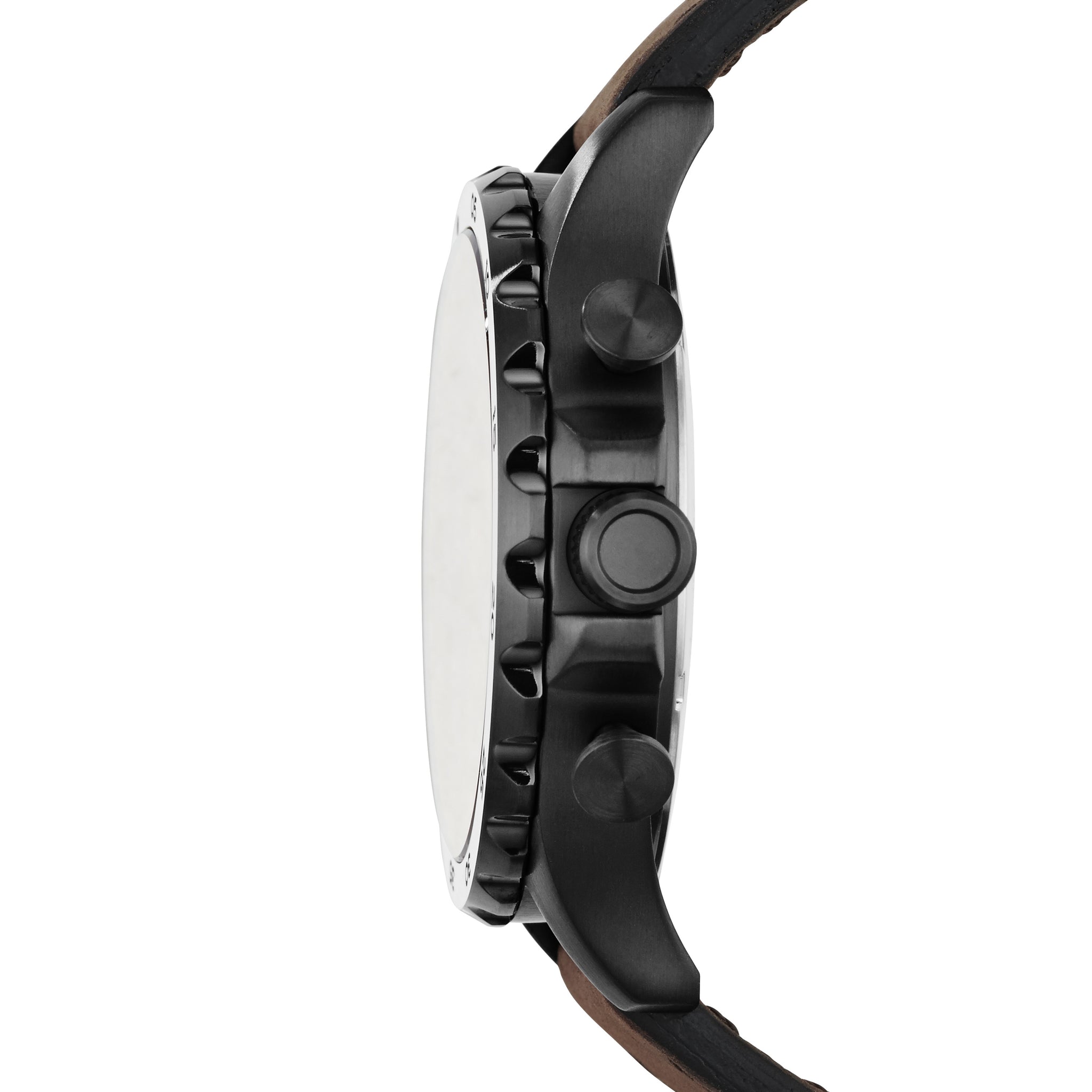 Fossil Nate Chronograph Brown Leather Watch – Fossil Malaysia