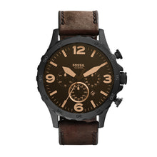 Load image into Gallery viewer, Nate Chronograph Brown Leather Watch
