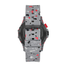Load image into Gallery viewer, STAPLE x Fossil Limited Edition Nate Sundial Pigeon Grey Silicone Watch
