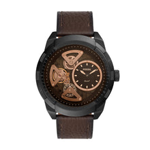 Load image into Gallery viewer, Bronson Twist Brown Leather Watch

