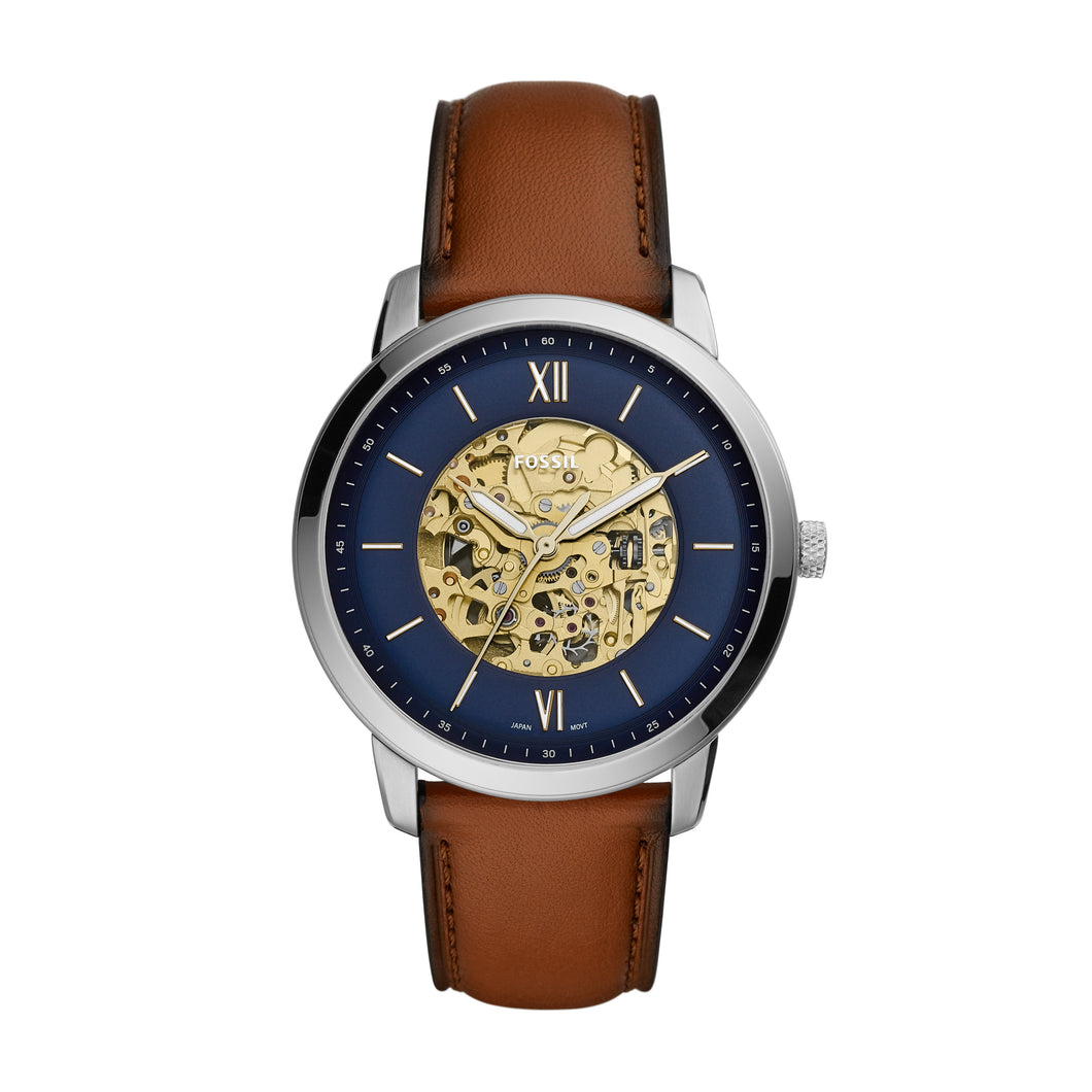 Neutra Automatic Luggage Leather Watch