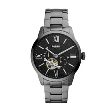 Load image into Gallery viewer, Townsman Automatic Smoke Stainless-Steel Watch
