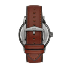 Load image into Gallery viewer, Townsman 48 mm Automatic Amber Leather Watch
