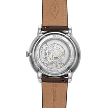 Load image into Gallery viewer, Neutra Automatic Brown Leather Watch
