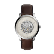 Load image into Gallery viewer, Neutra Automatic Brown Leather Watch

