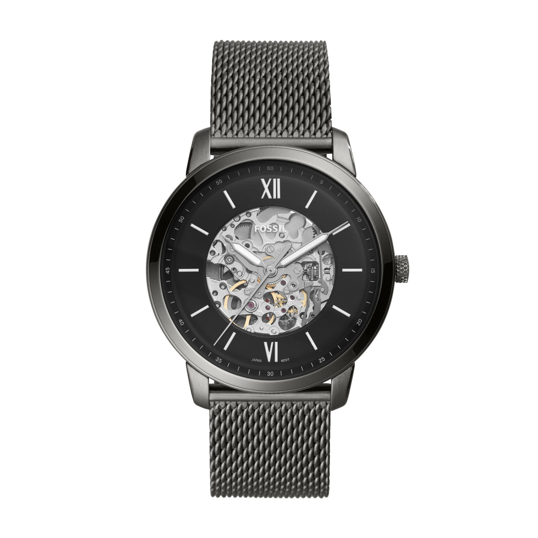 Neutra Automatic Smoke Stainless Steel Watch