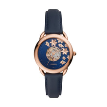 Load image into Gallery viewer, Tailor Automatic Blue Leather Watch
