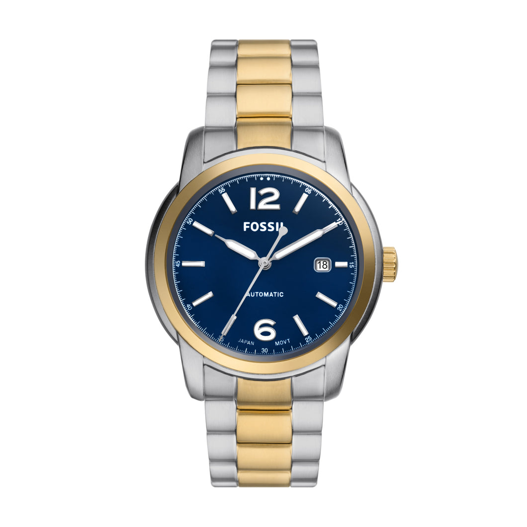 Fossil Heritage Automatic Two-Tone Stainless Steel Watch