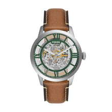 Load image into Gallery viewer, Townsman Automatic Tan Eco Leather Watch
