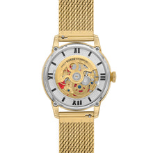 Load image into Gallery viewer, Lunar New Year Townsman Automatic Gold-Tone Stainless Steel Mesh Watch
